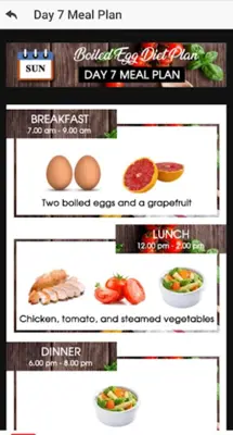 Boiled Egg Diet Plan android App screenshot 0