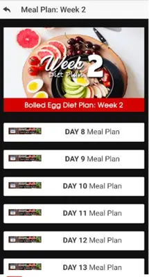 Boiled Egg Diet Plan android App screenshot 1