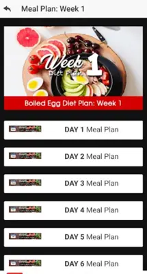 Boiled Egg Diet Plan android App screenshot 2