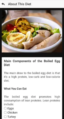 Boiled Egg Diet Plan android App screenshot 4